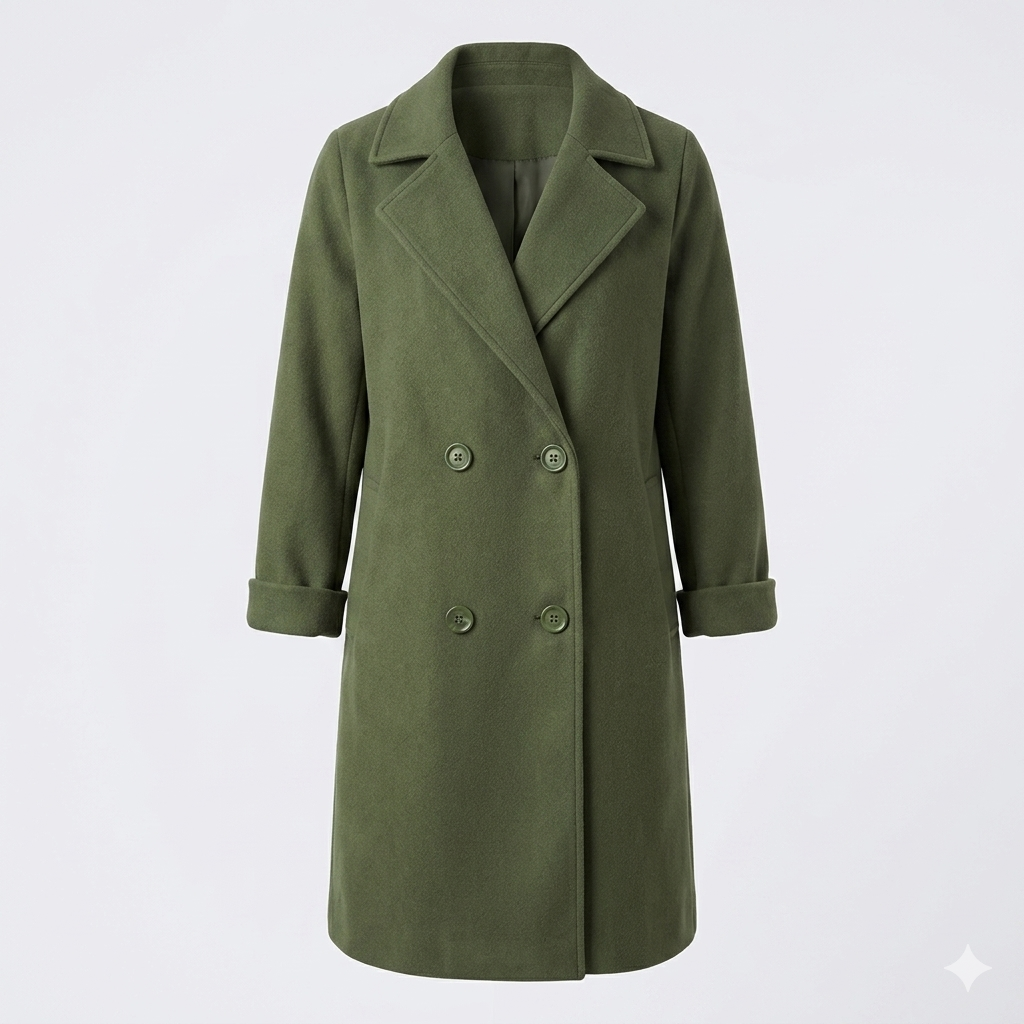 Agathe Lefevre | Double-Breasted Longline Coat - Image 1