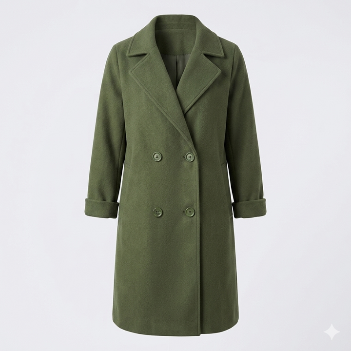 Agathe Lefevre | Double-Breasted Longline Coat - Image 1