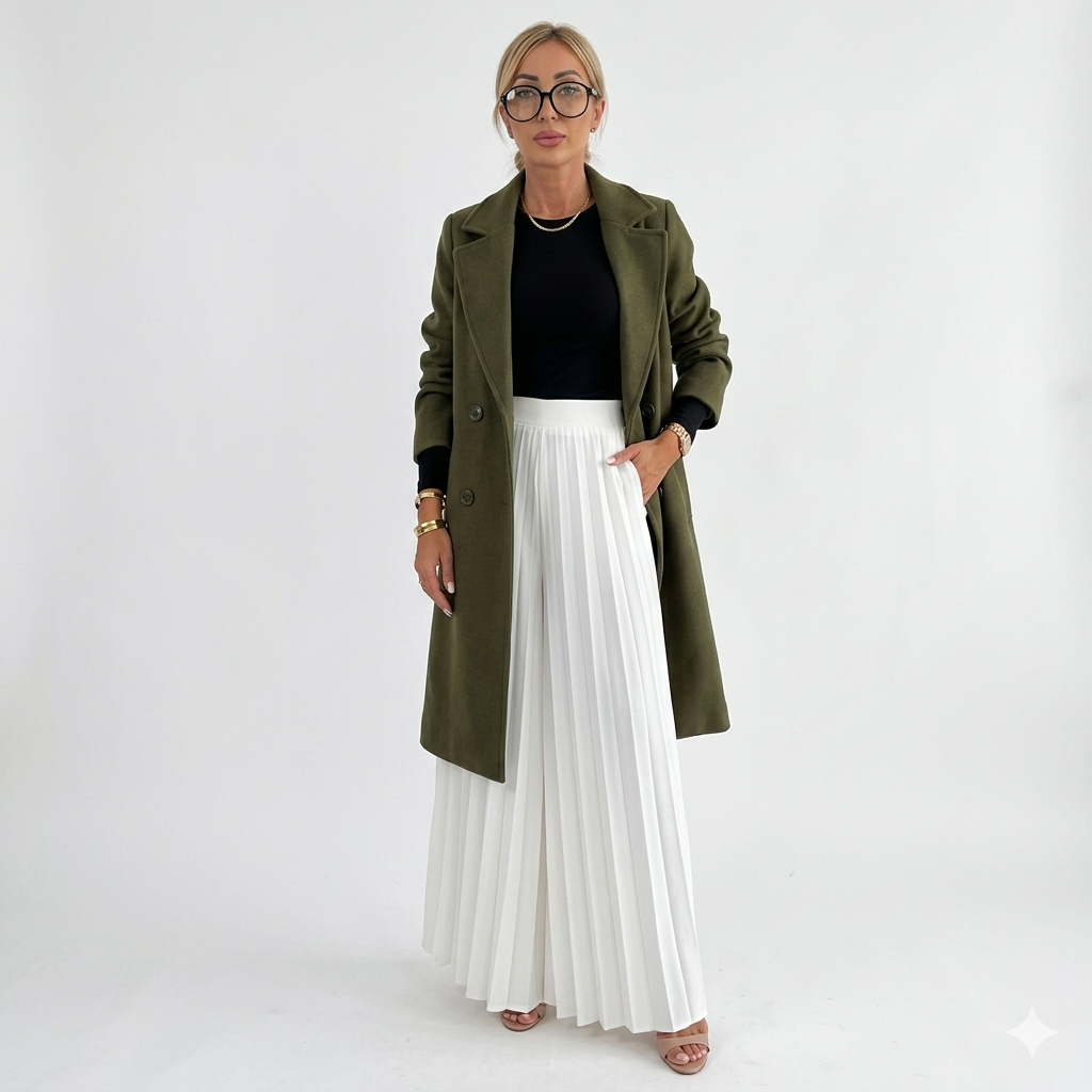 Agathe Lefevre | Double-Breasted Longline Coat - Image 2