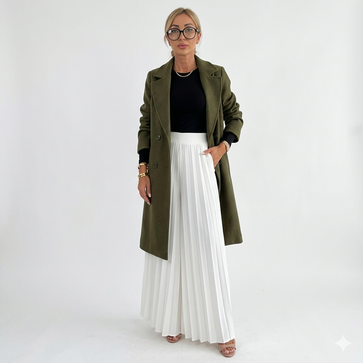 Agathe Lefevre | Double-Breasted Longline Coat - Image 2