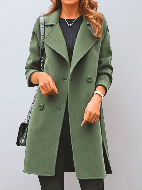 Agathe Lefevre | Double-Breasted Longline Coat - Image 4