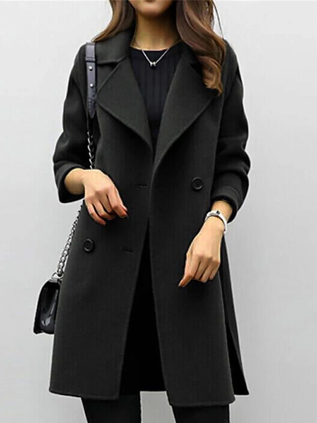 Agathe Lefevre | Double-Breasted Longline Coat - Image 6