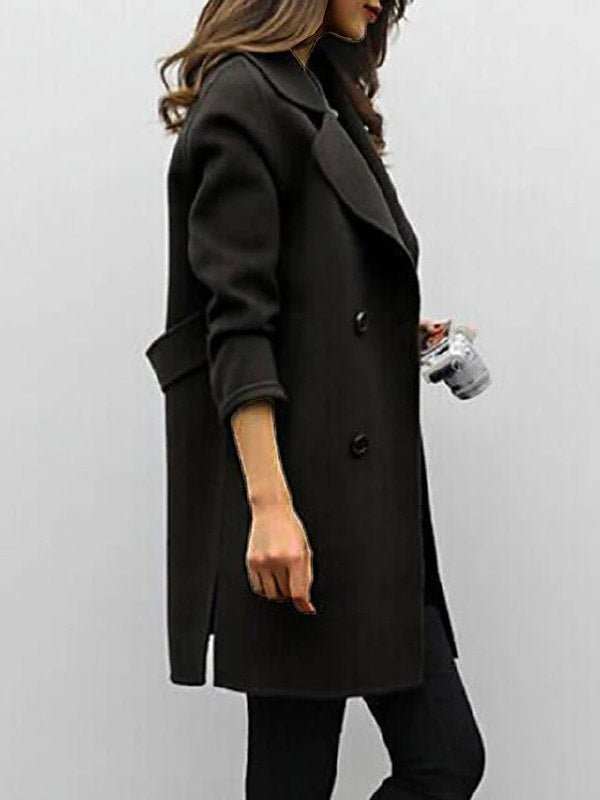 Agathe Lefevre | Double-Breasted Longline Coat - Image 7