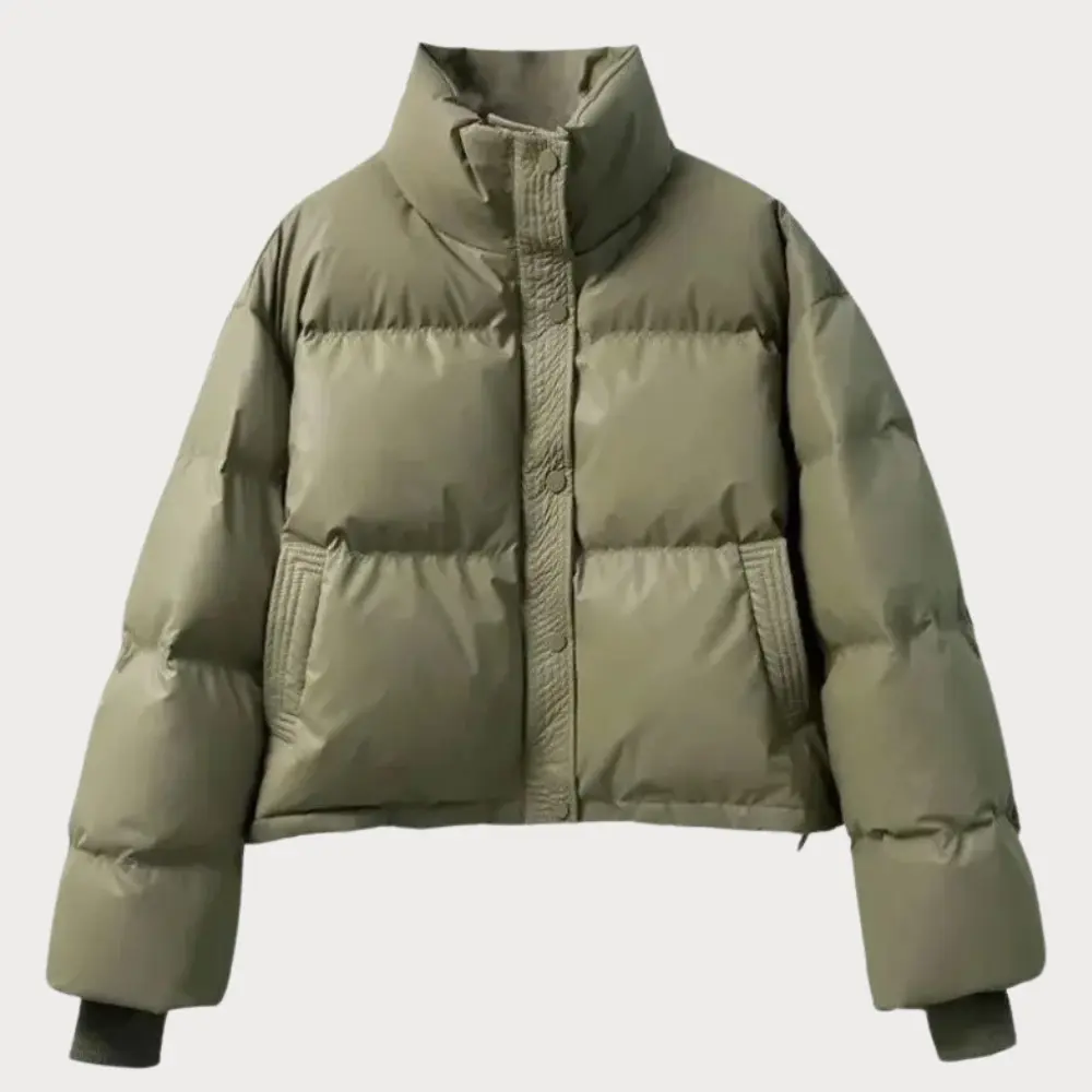 Alix Verdier | Cropped Quilted Puffer Jacket - Image 3