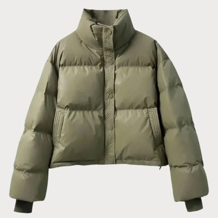 Alix Verdier | Cropped Quilted Puffer Jacket - Image 3