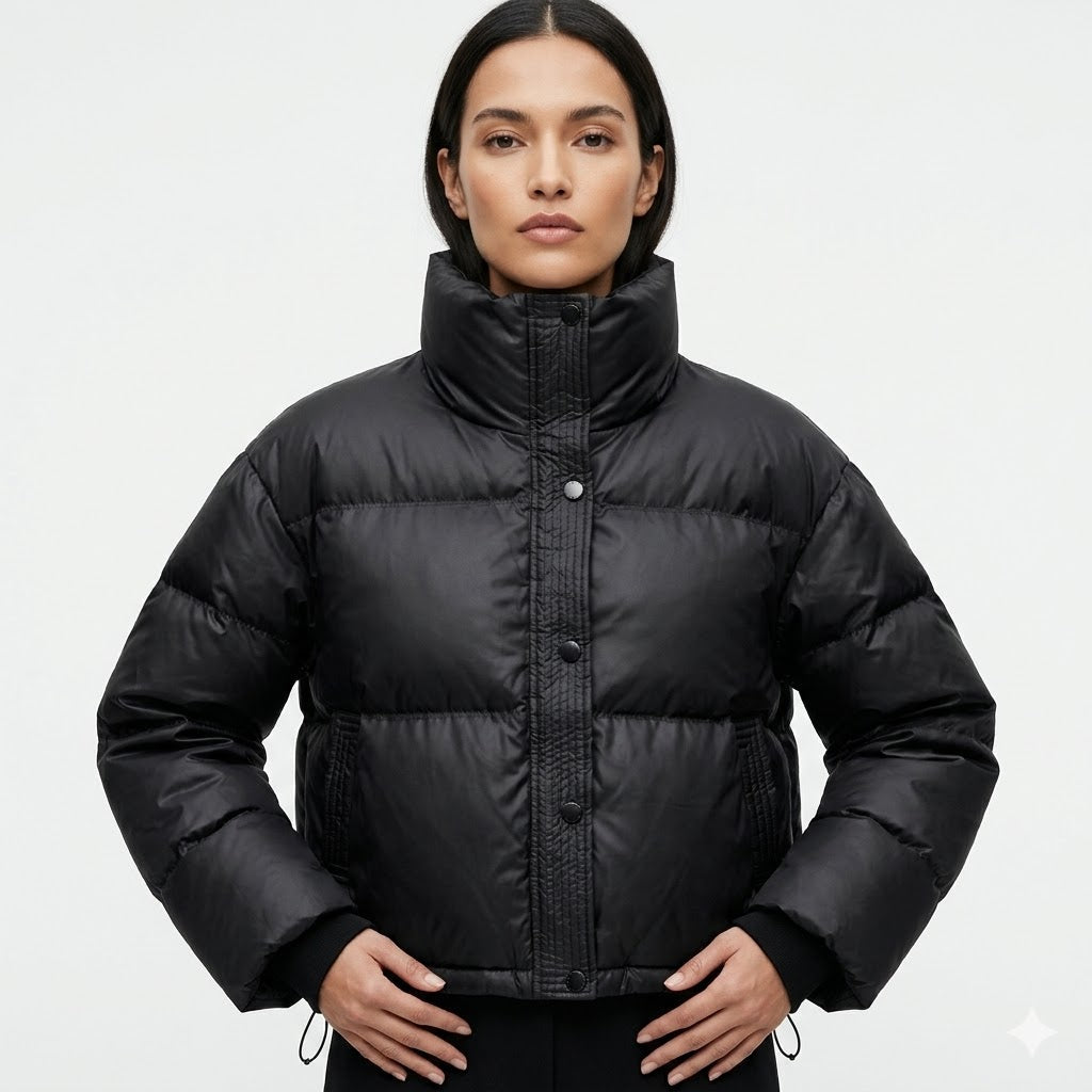 Alix Verdier | Cropped Quilted Puffer Jacket - Image 6