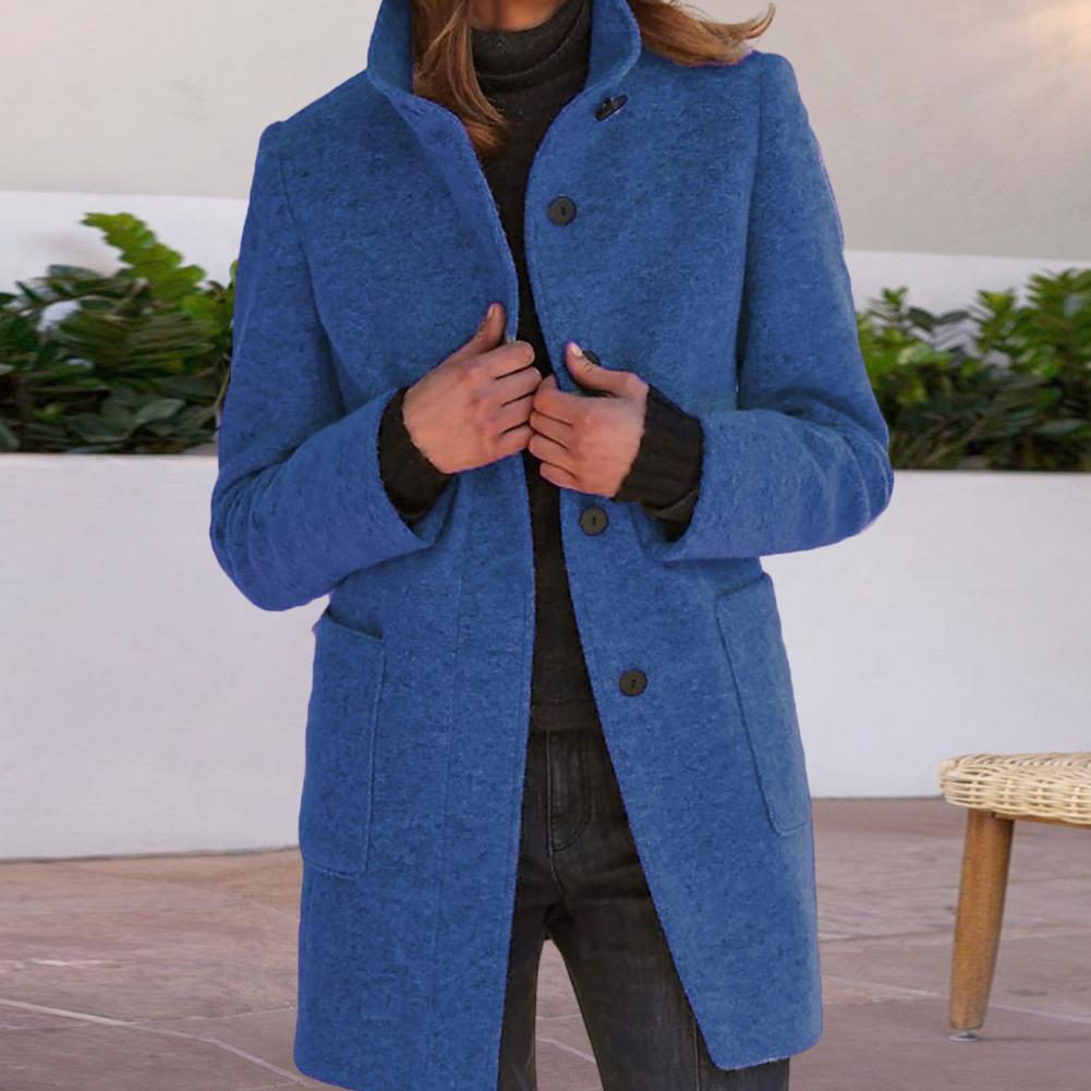 Amandine Choffray | Heathered Wool Button-Front Coat - Image 2