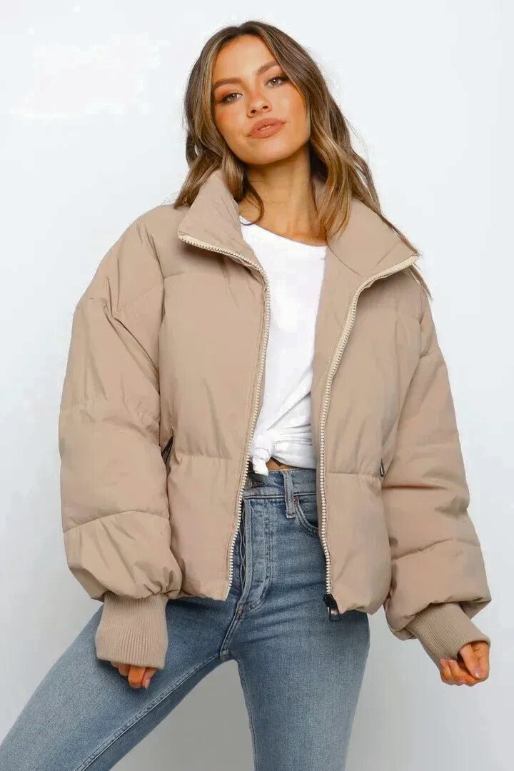 Anais Berger | Cropped Quilted Puffer Jacket - Image 1