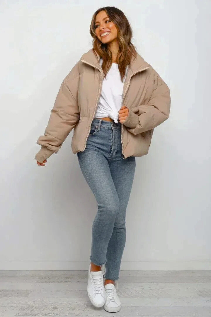Anais Berger | Cropped Quilted Puffer Jacket - Image 4