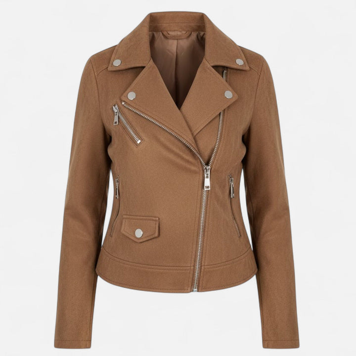 Aurelie Fontan | Slim Suede Moto Jacket - Image 11