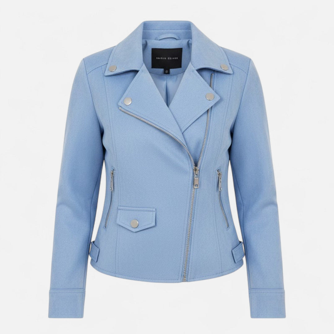 Aurelie Fontan | Slim Suede Moto Jacket - Image 14