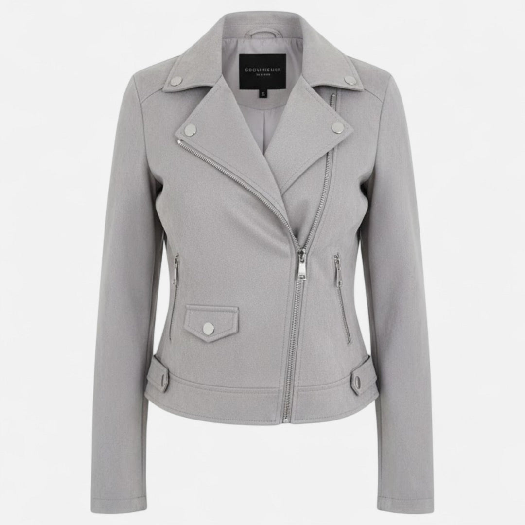 Aurelie Fontan | Slim Suede Moto Jacket - Image 17