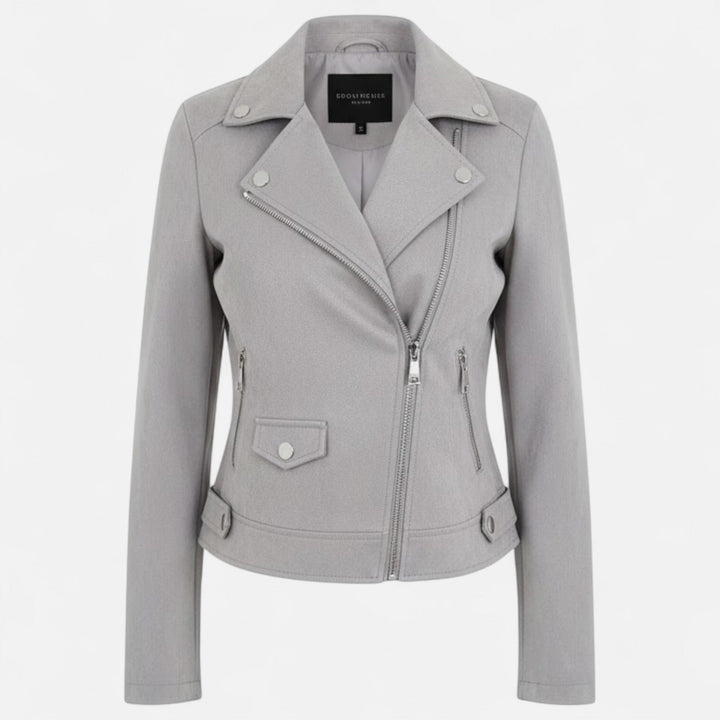 Aurelie Fontan | Slim Suede Moto Jacket - Image 17