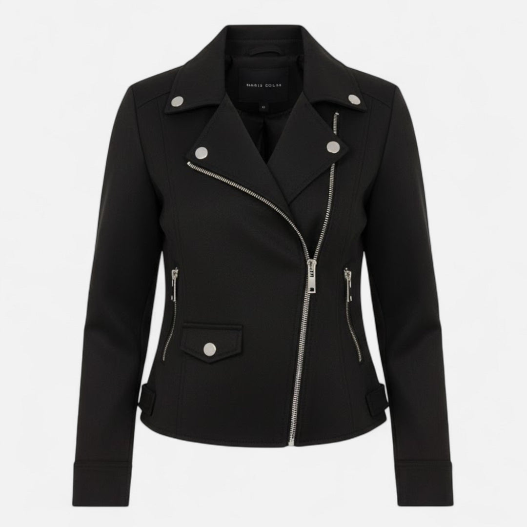 Aurelie Fontan | Slim Suede Moto Jacket - Image 5