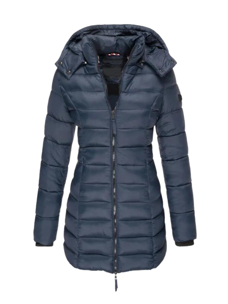 Aurore Delage | Longline Quilted Puffer Coat - Image 2