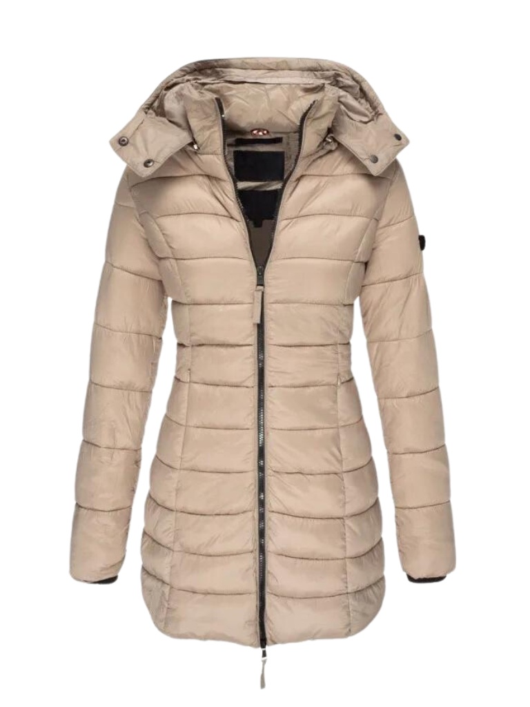 Aurore Delage | Longline Quilted Puffer Coat - Image 3
