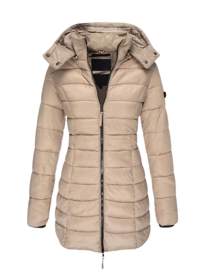 Aurore Delage | Longline Quilted Puffer Coat - Image 3