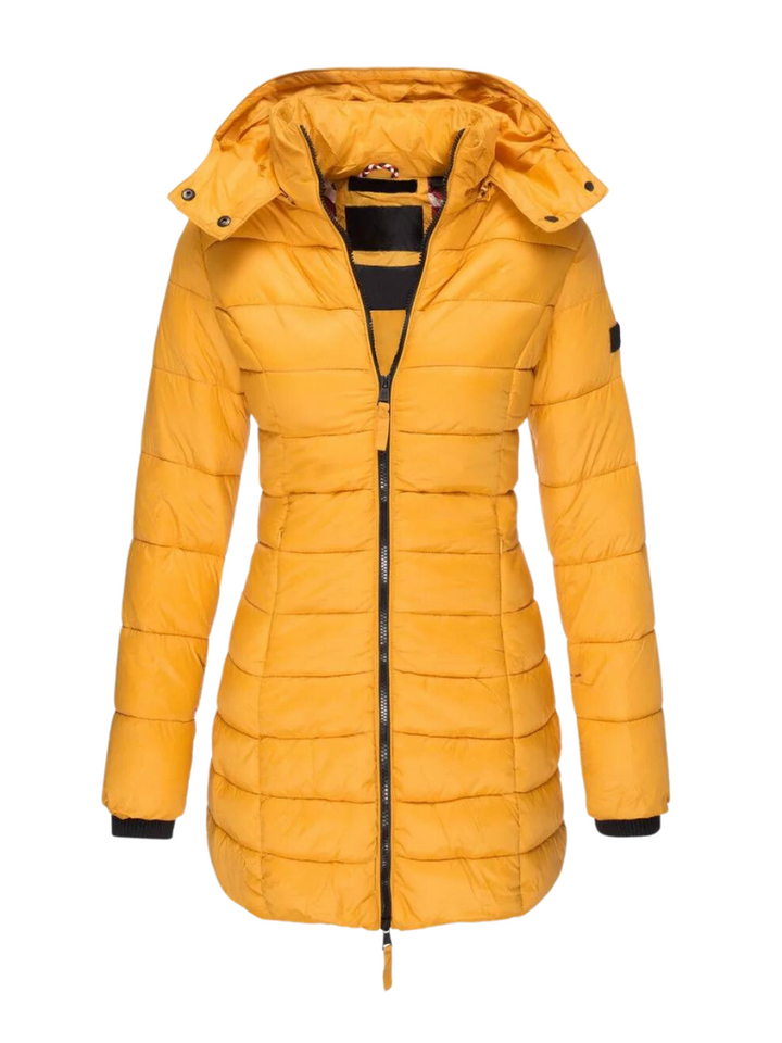 Aurore Delage | Longline Quilted Puffer Coat - Image 4
