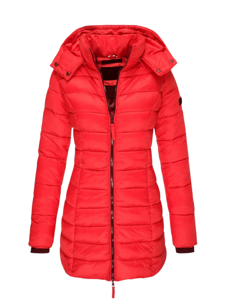 Aurore Delage | Longline Quilted Puffer Coat - Image 5