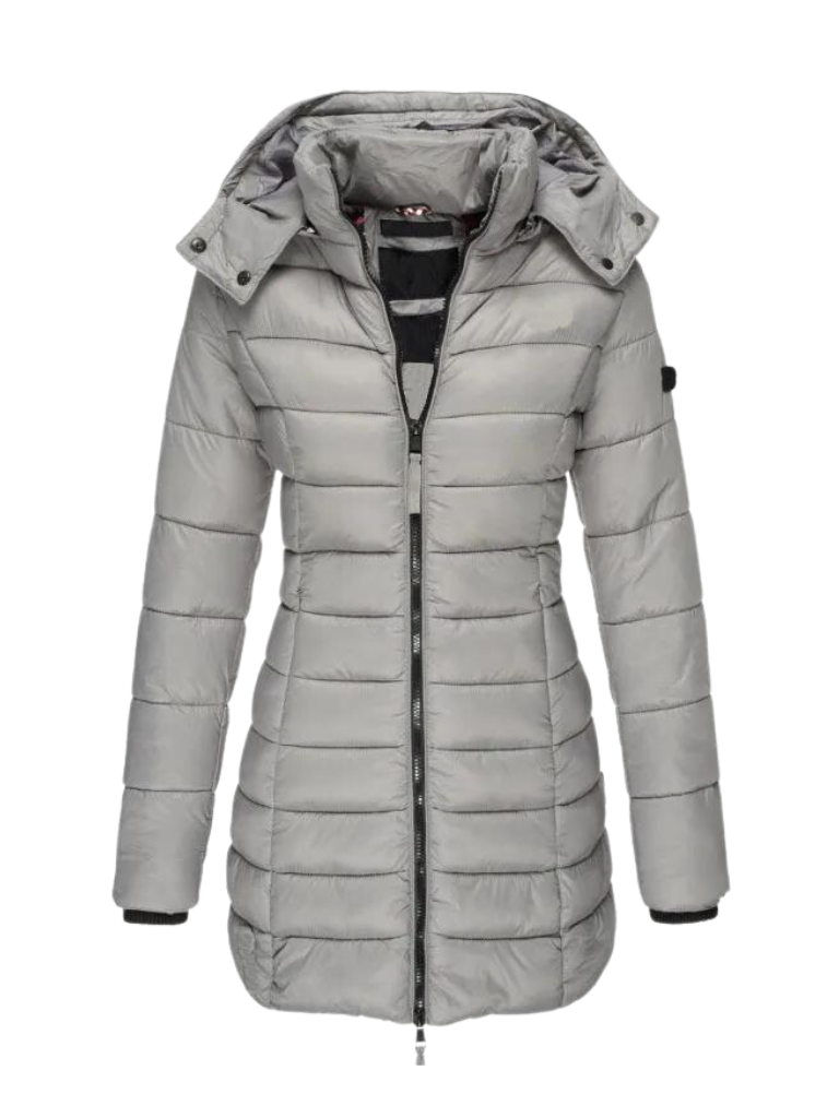 Aurore Delage | Longline Quilted Puffer Coat - Image 6