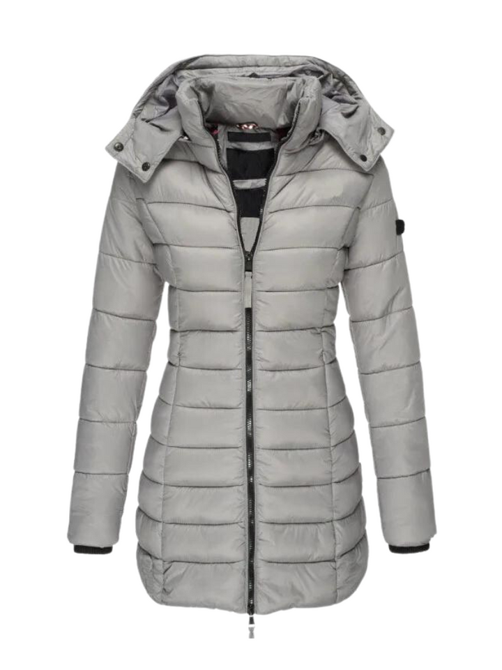 Aurore Delage | Longline Quilted Puffer Coat - Image 6