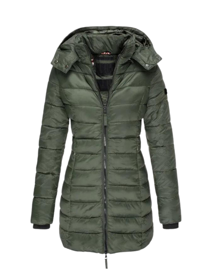 Aurore Delage | Longline Quilted Puffer Coat - Image 7