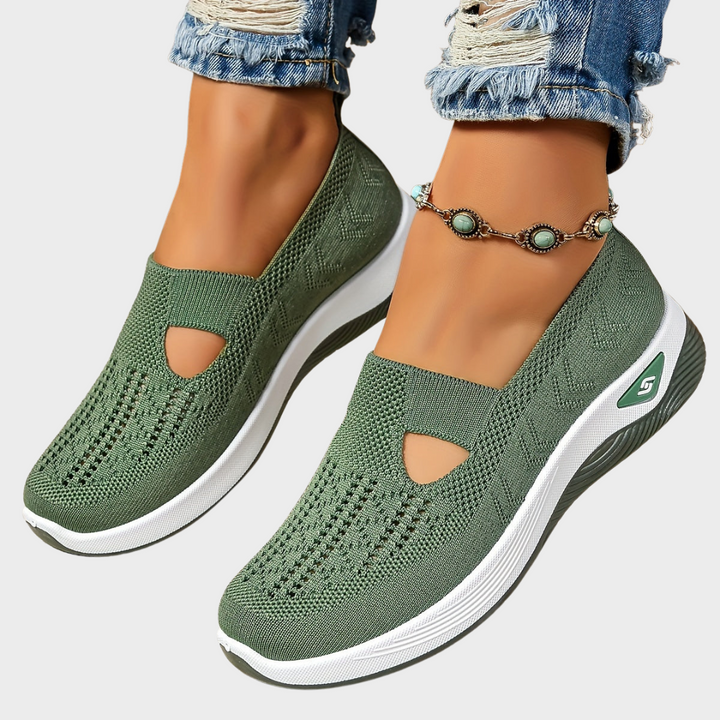 Beatrice Lucet | Orthopaedic Mesh Slip-On Sneakers - Image 1