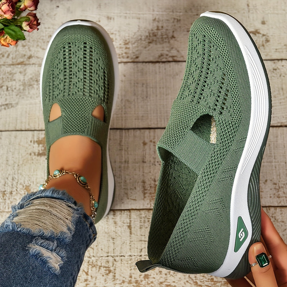 Beatrice Lucet | Orthopaedic Mesh Slip-On Sneakers - Image 2