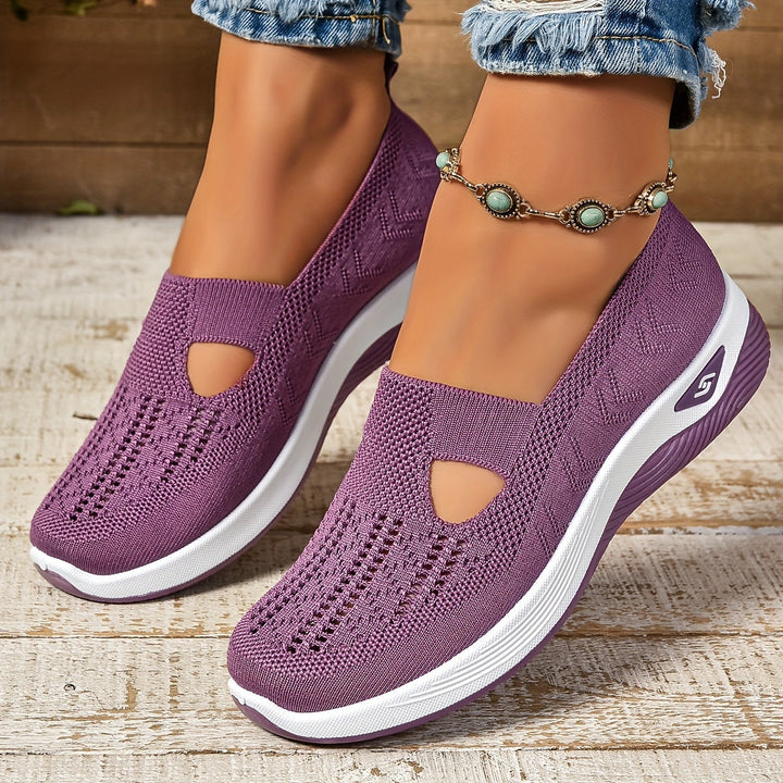 Beatrice Lucet | Orthopaedic Mesh Slip-On Sneakers - Image 5