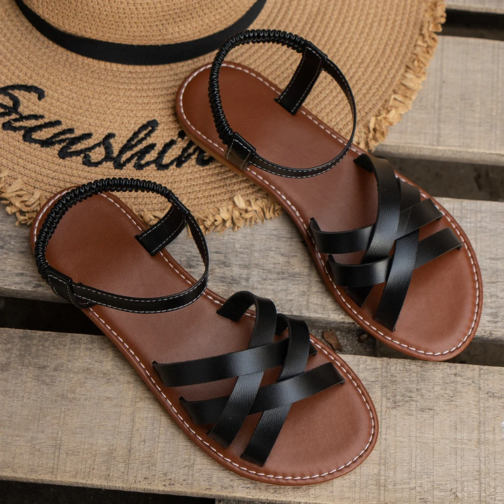 Camille Rambert | Orthopedic Woven Strap Sandals - Image 3