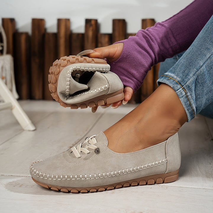 Colette Beaumont | Lace-Up Comfort Moccasin Loafers - Image 15