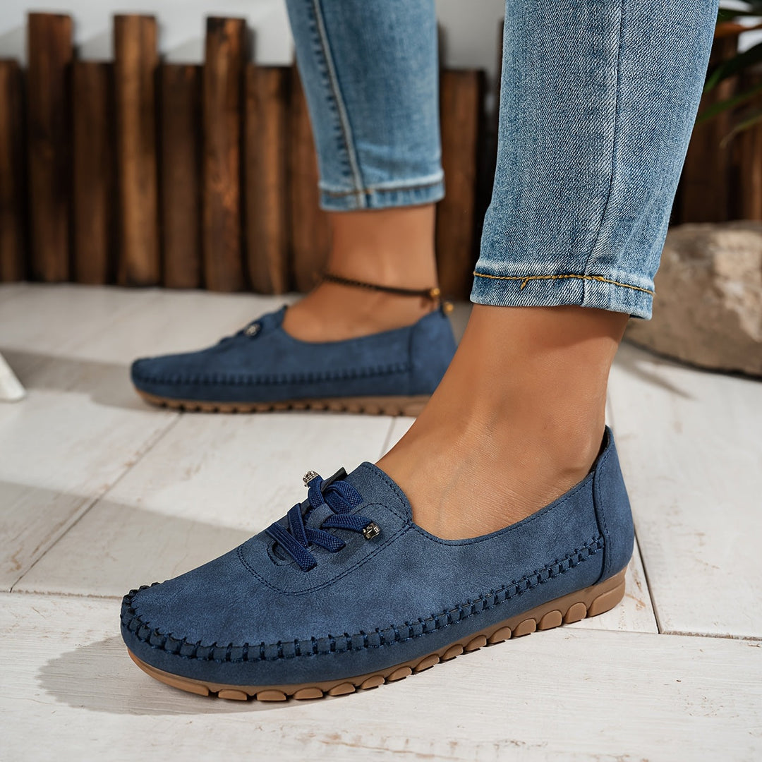 Colette Beaumont | Lace-Up Comfort Moccasin Loafers - Image 16