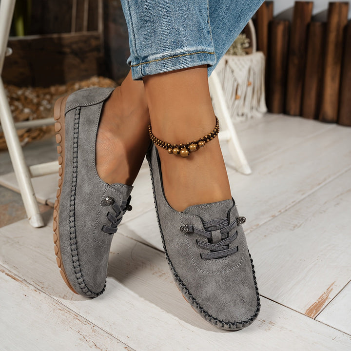 Colette Beaumont | Lace-Up Comfort Moccasin Loafers - Image 7