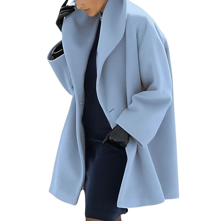 Colette Fontaine | Oversized Shawl Collar Wool Coat - Image 1