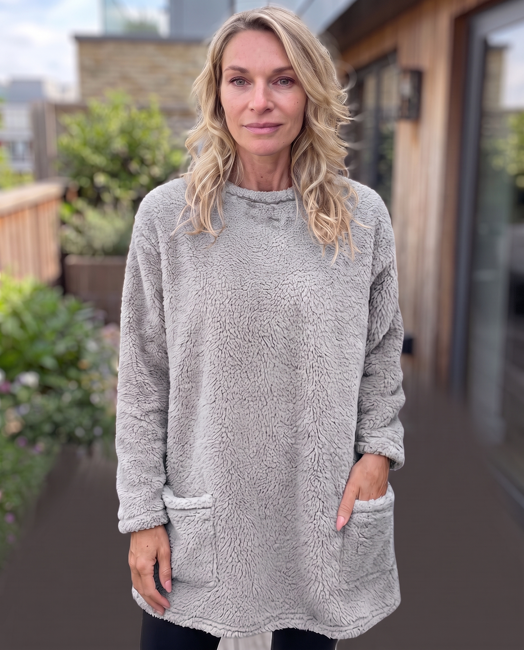 Colette Rambert | Plush Fleece Tunic Sweater - Image 3