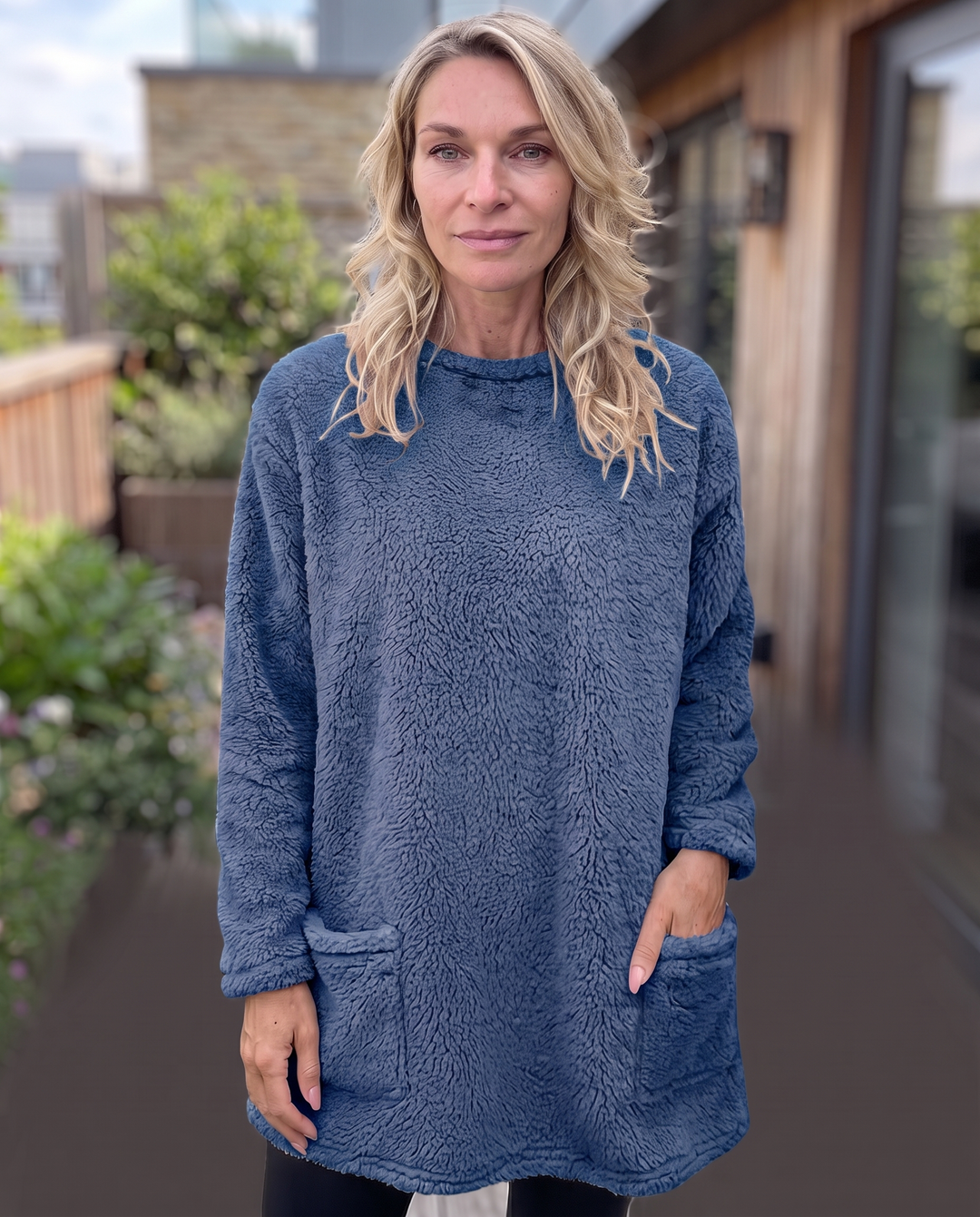 Colette Rambert | Plush Fleece Tunic Sweater - Image 4