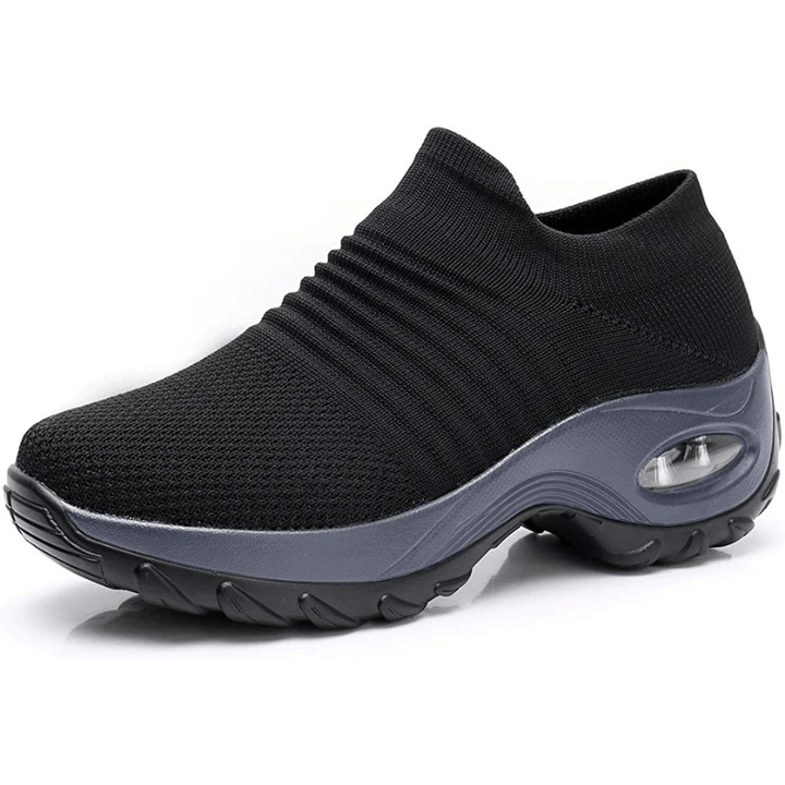 Emeline Costeau | Sock Knit Slip-On Sneakers - Image 2