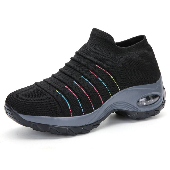 Emeline Costeau | Sock Knit Slip-On Sneakers - Image 9
