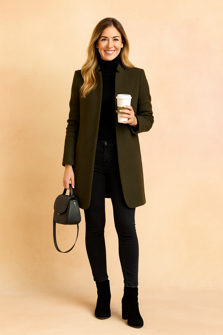 Eugenie Marchal | Camel Minimalist Coat - Image 5