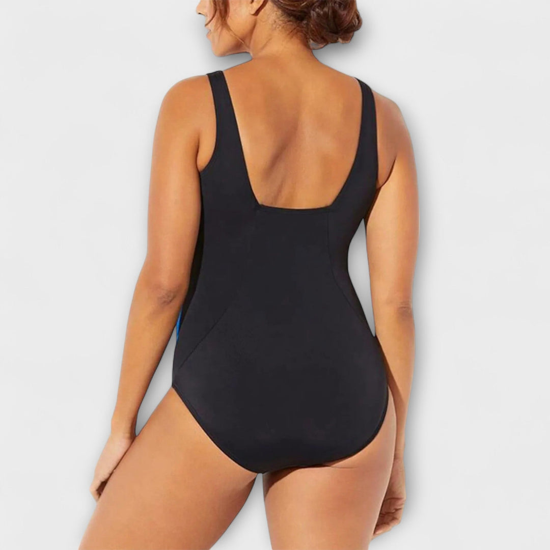Gaelle Tissandier | Brushstroke Print One-Piece Swimsuit - Image 3