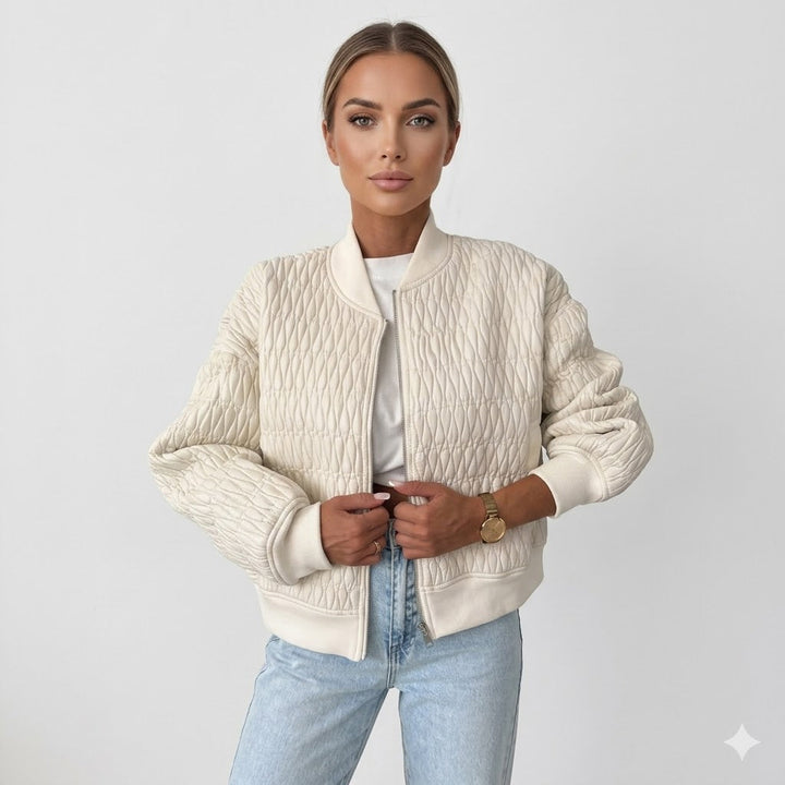 Heloise Tanguy | Quilted Bomber Jacket - Image 1