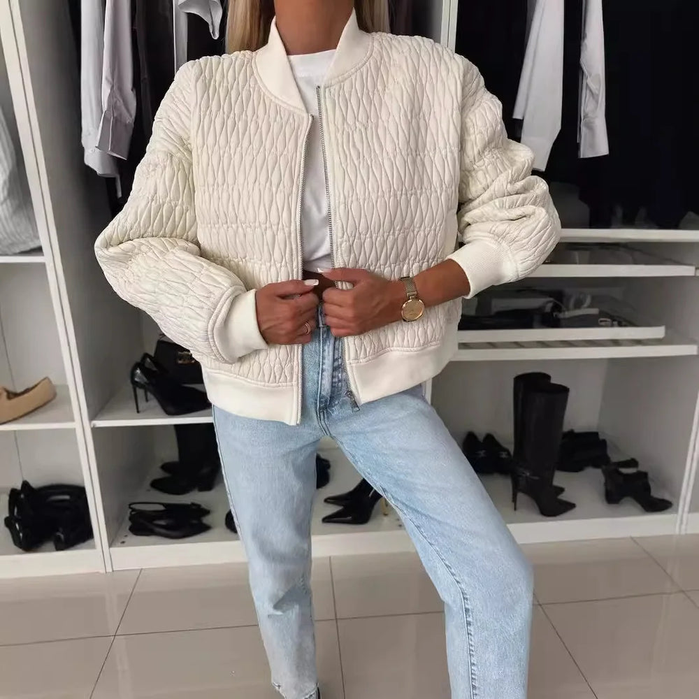 Heloise Tanguy | Quilted Bomber Jacket - Image 2