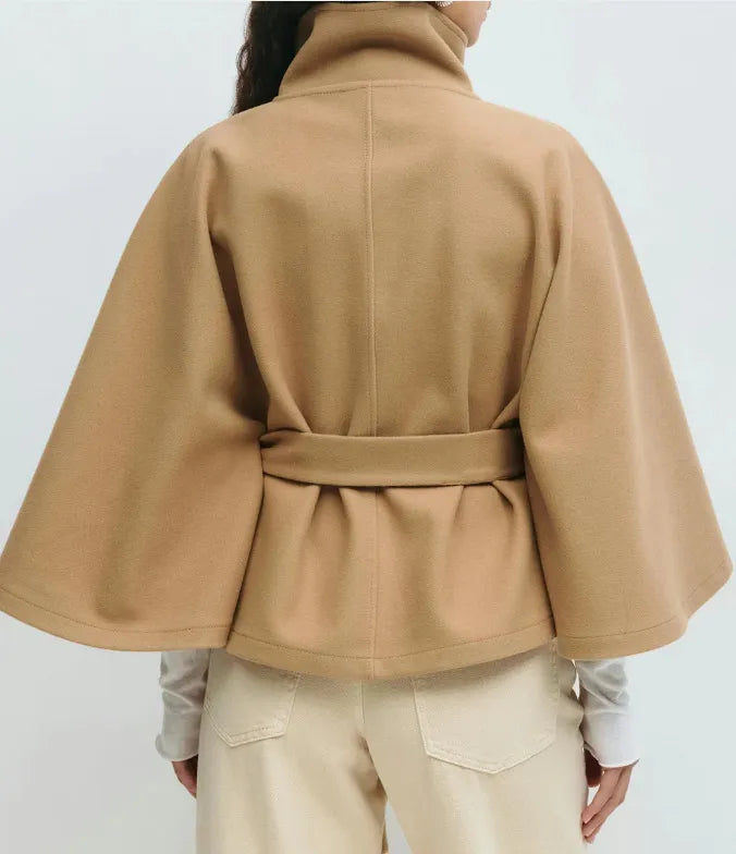 Henriette Savary | Belted Cape Coat - Image 4