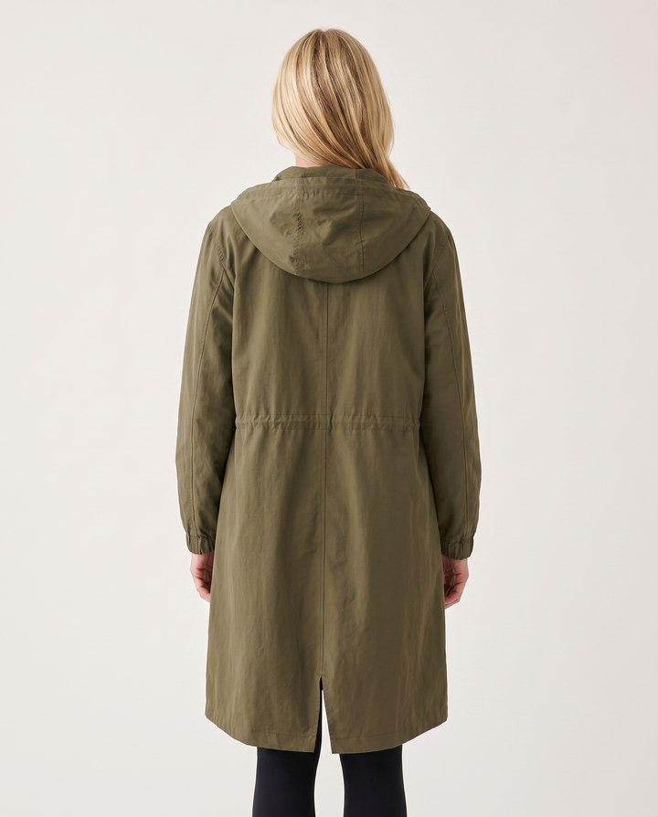 Charline Dupuis | Long Hooded Rain Jacket