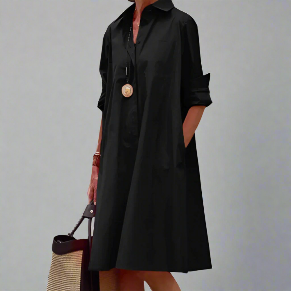 Hortense Delmas | Collared Swing Dress - Image 2