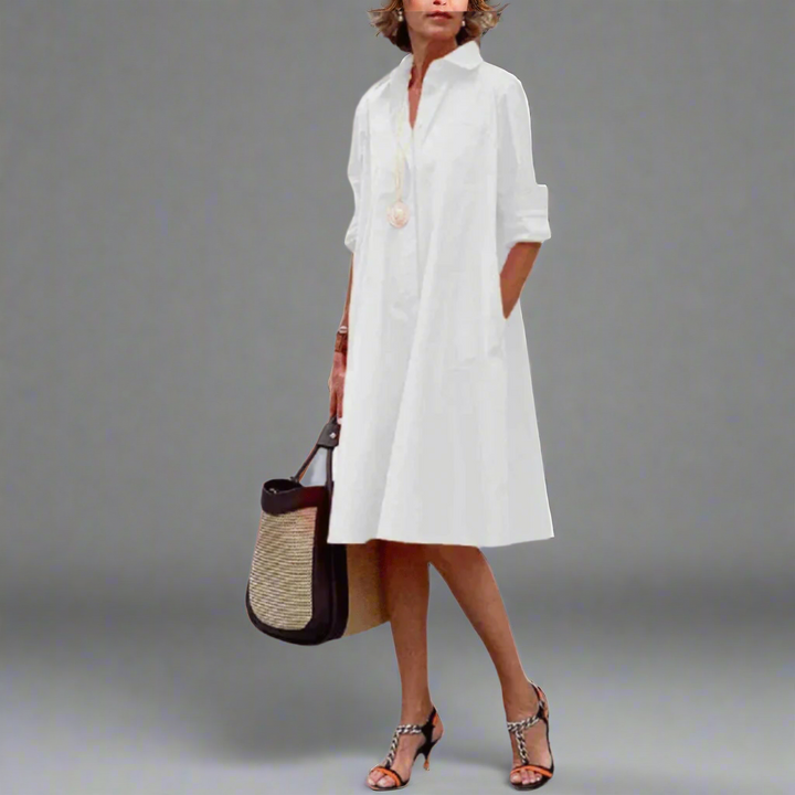 Hortense Delmas | Collared Swing Dress - Image 3