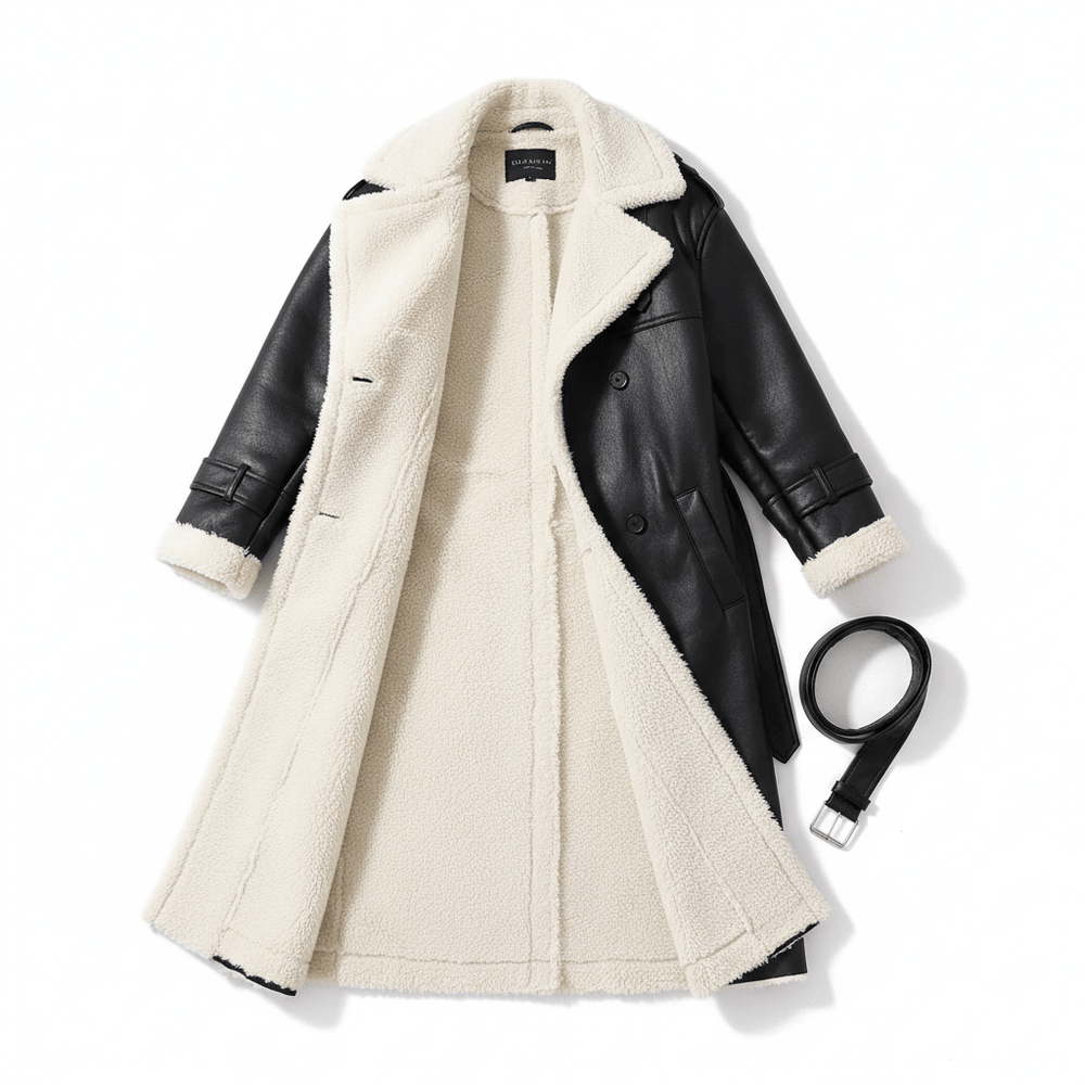Ines Rambert | Shearling-Lined Longline Coat - Image 2