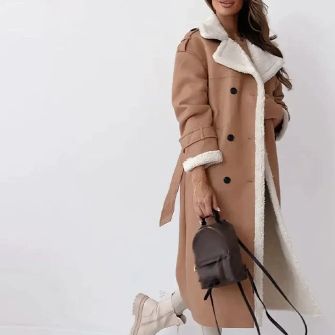 Ines Rambert | Shearling-Lined Longline Coat - Image 4
