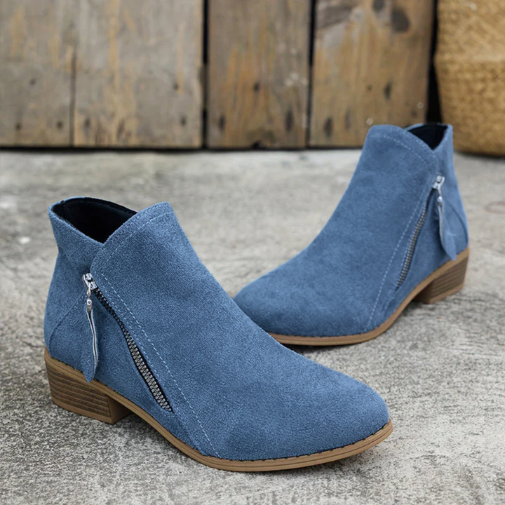 Joanna | Elegant Comfortable Zipper Shoes – View 15