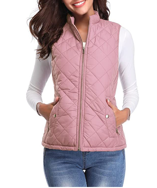 Josephine Aubry | Quilted Puffer Vest with Stand Collar - Image 1